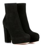 Gianvito Rossi Exclusive To Mytheresa.com – Suede Platform Ankle Boots