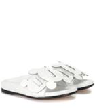 Anya Hindmarch Leather Slip-on Sandals