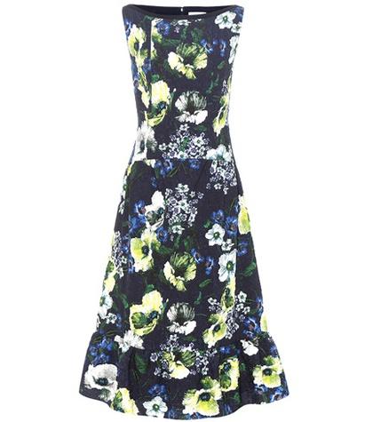 Erdem Heta Jacquard Printed Dress