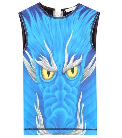 Jw Anderson Dragon Printed Top