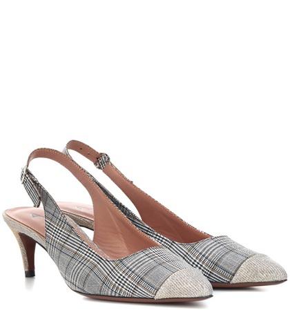 Alexachung Checked Slingback Pumps