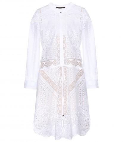 Roberto Cavalli Embroidered Cotton Dress