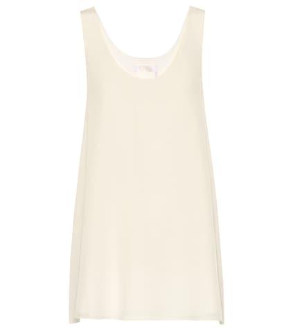 Fendi Silk Crêpe Tank Top