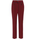 Dolce & Gabbana Striped Jersey Crêpe Trousers
