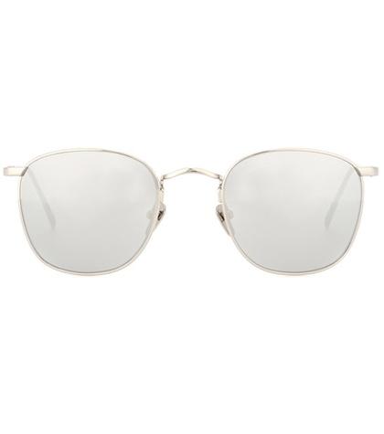 Linda Farrow 18-22 White Gold-plated Sunglasses