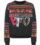 Etro Appliquéd Cotton Sweater