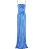 Gucci Embellished Satin Gown