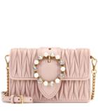 Melissa Odabash Matelassé Leather Shoulder Bag