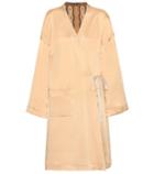 Etro Silk-blend Wrap Coat