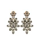 Dior Sunglasses Crystal Clip-on Earrings