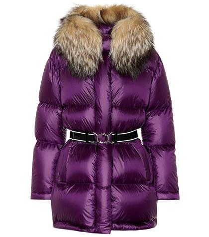 Saks Potts Fur-trimmed Down Coat