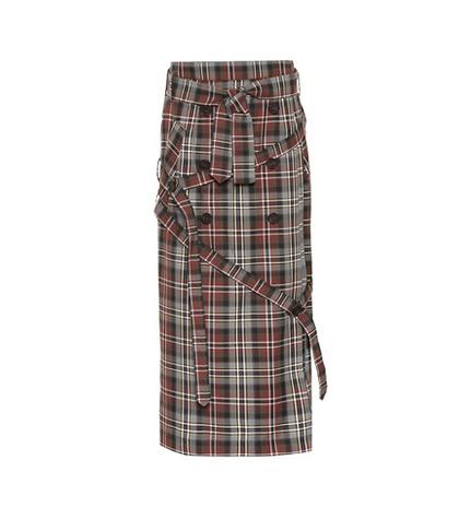 Rokh Checked Skirt