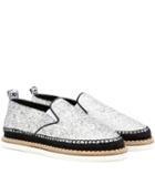Marni Glitter Espadrilles