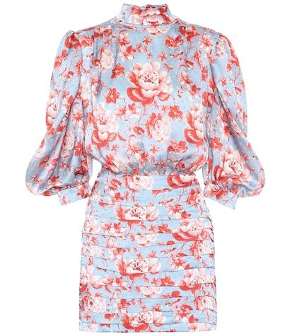 Magda Butrym Setubal Floral Silk Minidress