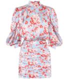 Magda Butrym Setubal Floral Silk Minidress