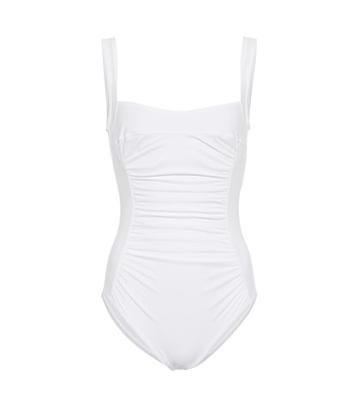 Karla Colletto Ruched Swimsuit