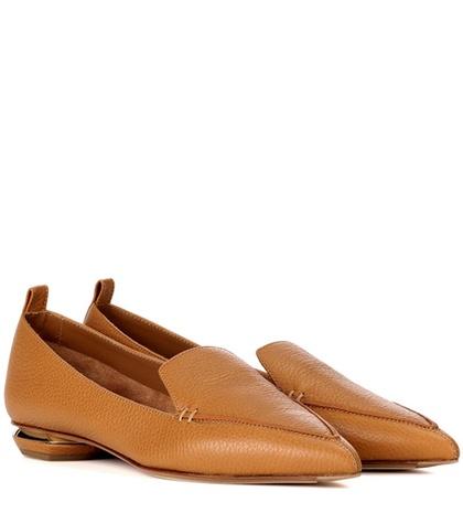 Alexander Mcqueen Beya Leather Loafers