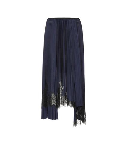 Helmut Lang Lace-trimmed Skirt