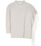 Gianvito Rossi Fringed Wool Sweater