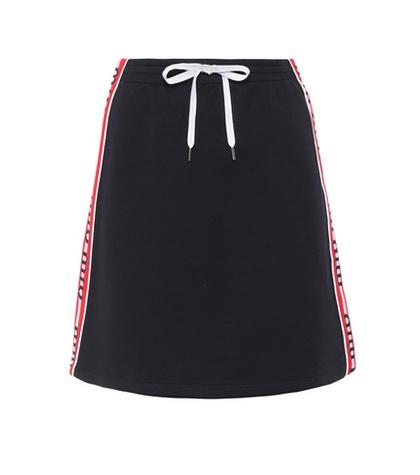 Miu Miu Cotton-blend Miniskirt