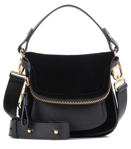 Tom Ford Small Jennifer Velvet Shoulder Bag