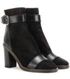 Isabel Marant Gussie Suede And Leather Ankle Boots