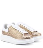 Malone Souliers Glitter Platform Leather Sneakers