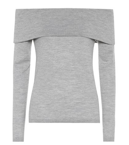 Valentino Off-the-shoulder Wool Sweater