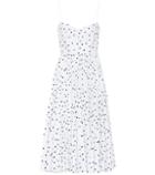 Khaite Pamela Flocked Cotton Dress