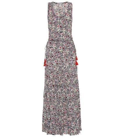 Poupette St Barth Bety Floral Georgette Maxi Dress