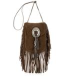 Saint Laurent Fringed Suede Bag