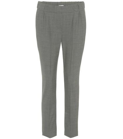 Tod's Cropped Wool-blend Trousers