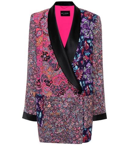 Etro Printed Crêpe Jacket