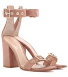 Gianvito Rossi Hayes Suede Sandals