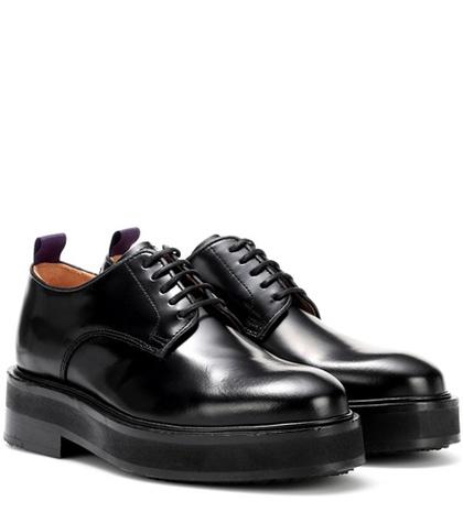 Balenciaga Kingston Leather Derby Shoes