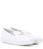Church's Philus Embroidered Leather Slip-on Sneakers