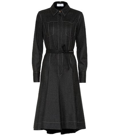Brunello Cucinelli Stretch-wool Shirt Dress