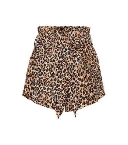 Nanushka Primrose Leopard-printed Shorts