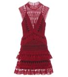 Vika Gazinskaya Teardrop Guiepere Lace Dress