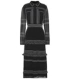 Burberry Embroidered Silk Dress