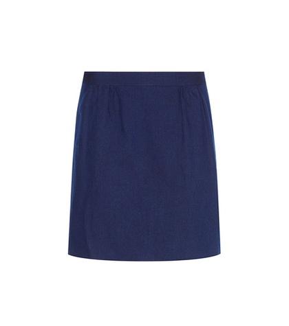 A.p.c. Spy Cotton And Linen Miniskirt