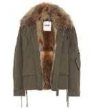 Gabriela Hearst Fur-trimmed Cotton Jacket