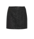 Saint Laurent Wool-blend Miniskirt