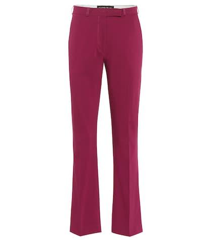 Etro Stretch Cotton Mid-rise Slim Pants
