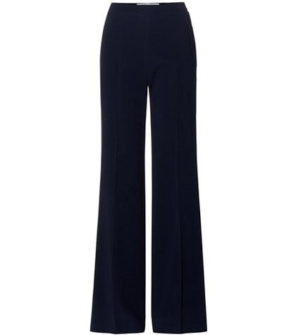 Roland Mouret Axon Wide-legged Crêpe Trousers