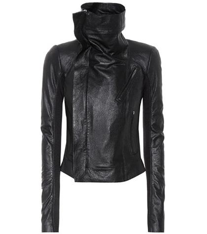 Live The Process Classic Biker Leather Jacket