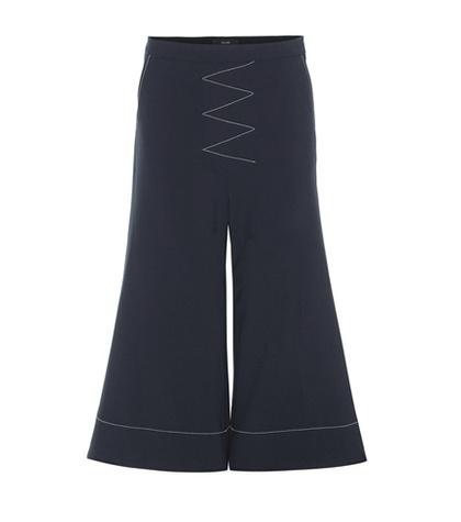 Diane Von Furstenberg Roxie Flare Wool Culotte