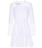Valentino Embroidered Cotton-blend Dress