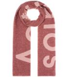 Acne Studios Toronty Logo Wool-blend Scarf
