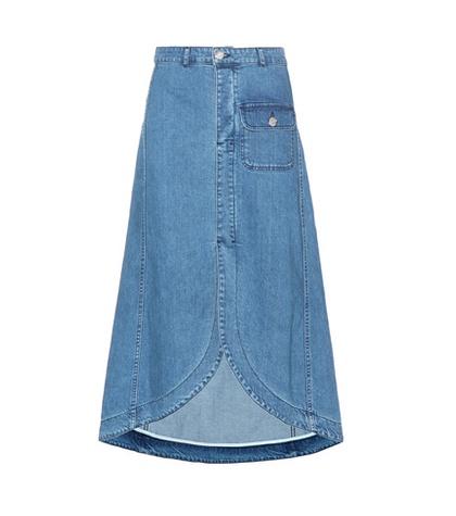 Roksanda Stretch-cotton Denim Skirt